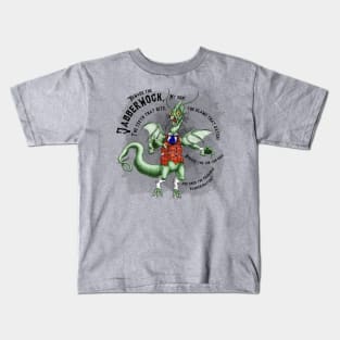Jabberwocky-bk Kids T-Shirt